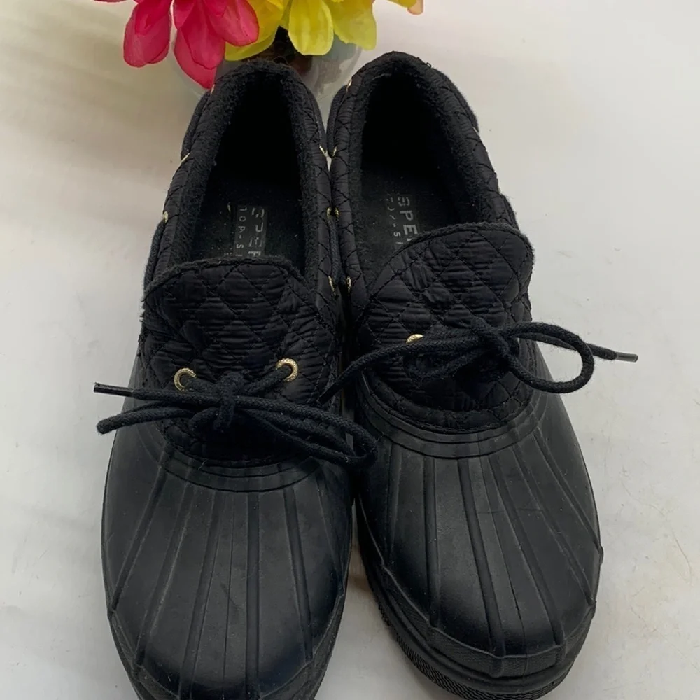 Sperry Top sider Vintage Waterproof Ankle Rain Boots Sz 10 STS95272. SPR0351